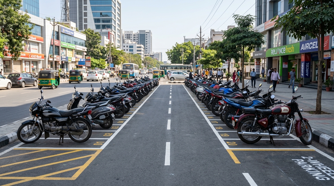 2-Wheeler Motorcycle & Scooter Parking