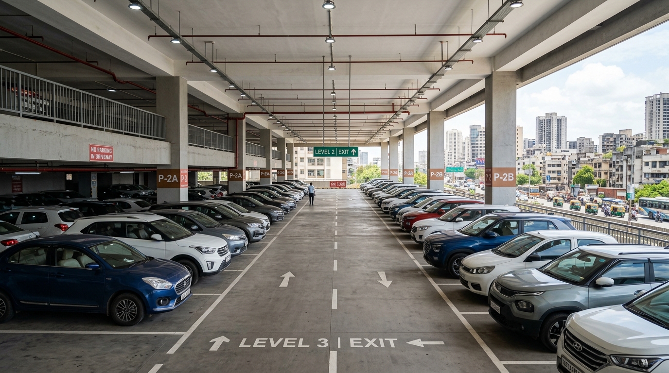 4-Wheeler Car & SUV Parking Lot